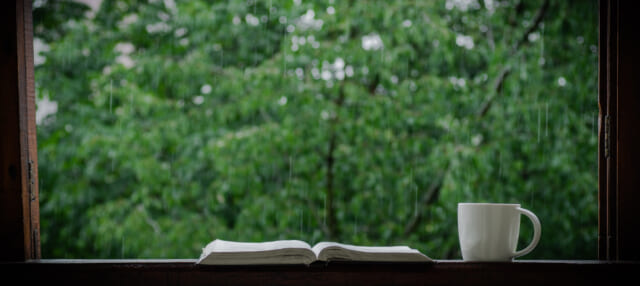 雨の日　掃除